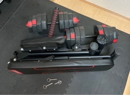 【中古美品】インクラインベンチ・ダンベル（20kg）