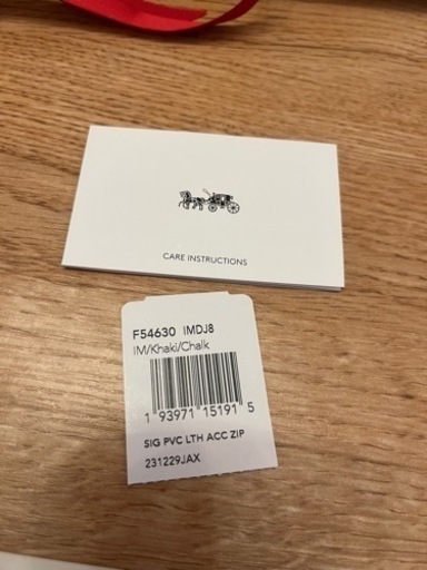 COACH 長財布 未使用品