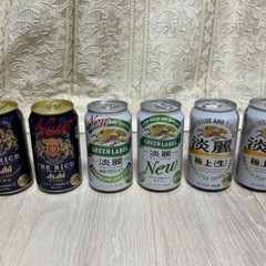 ビール缶6本セット（発泡酒3種類）