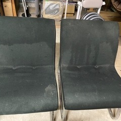 【中古品】パイプソファチェア　2個セット