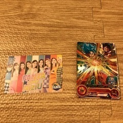NiziU QUOカード使用済み、ドラゴンボール孫悟空難あり