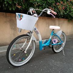 【無料】アナ雪の子供用自転車18インチの画像