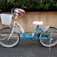 【無料】アナ雪の子供用自転車18インチの画像