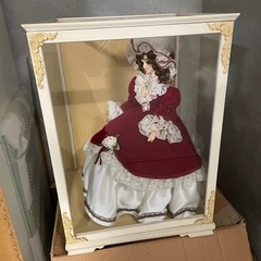 フランス人形　ケース付き