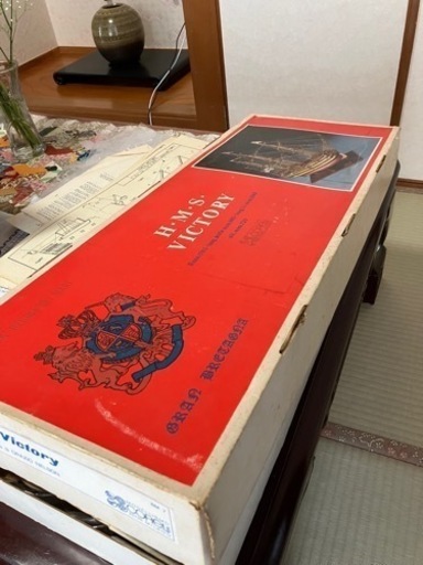 帆船模型　イタリア製(H.M.S. Victory 1/98縮尺)