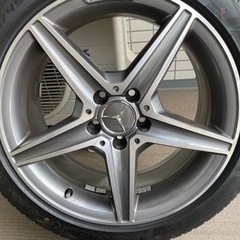 メルセデスベンツ　AMG純正ホイール　タイヤほぼ新品の画像