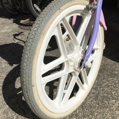 ブリヂストン2018年購入　子供用自転車　18インチ　カバー付の画像