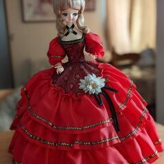 （お取引中）豪華ドレスフランス人形差し上げます！！