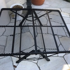 山善　アウトドアテーブルの画像