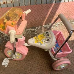 中古の三輪車（デズニーキャラクター品）幼児用　０円