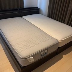 再出品【即売り！本日引渡し限定】ニトリ　シングルベッド＋マットレ...