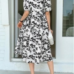 SHEIN✨花柄ワンピース  XL