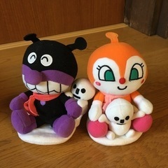 受付終了‼️ぬいぐるみ(バイキンマン・ドキンちゃん)
