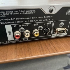 SONY DVDプレイヤー　中古　リモコン、ケーブル付の画像