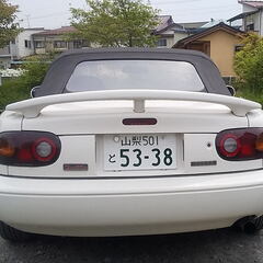 マツダ　ロードスター　ＮＡ８Ｃ　５速　車検付き　乗って帰れます。の画像