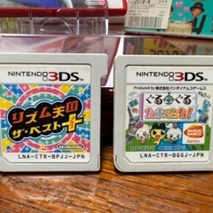 【7月5日中削除予定】任天堂3DS LL本体＋ソフト５個セット（電源ケーブル無し）の画像