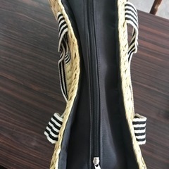 【売り切れました】【新品未使用】クーラーかごバッグ　保冷機能付きカゴバック　トートバッグの画像