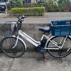 中古 電動自転車 ティモs バッテリー2個付いてます。