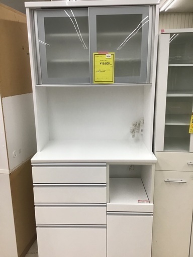 NITORI/ニトリ キッチンボード ポスティア 幅100 モイス ハイグロス