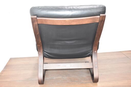 【ジモ12/4取引終了】≪zy517≫『宮城 直接引取 歓迎』美品 カリモク 高級 1人掛 WDシリーズ 本革 ソファ/チェア ベントウッド リビング/書斎 モダン 40623-02