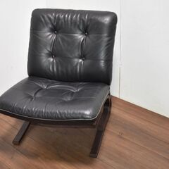 【ジモ12/4取引終了】≪zy517≫『宮城 直接引取 歓迎』美品 カリモク 高級 1人掛 WDシリーズ 本革 ソファ/チェア ベントウッド リビング/書斎 モダン 40623-02