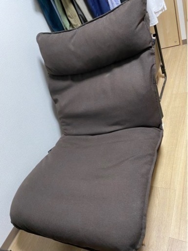 無印良品ハイバックリクライニングソファ1シーター＆オットマン（カバー付き）