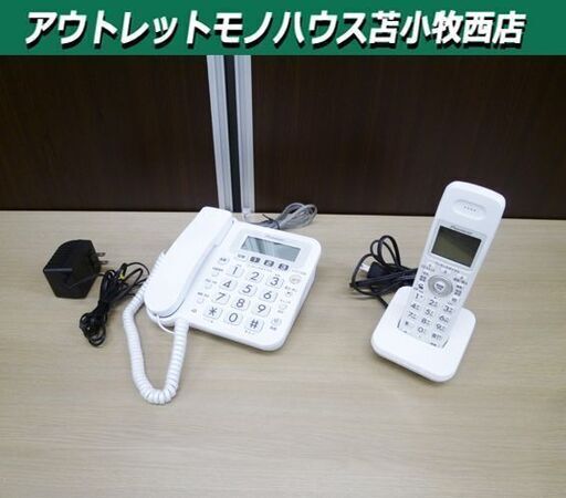 Pioneer 電話機 TF-SA10S-W 子機1台 ホワイト 元箱あり 固定電話 パイオニア 苫小牧西店