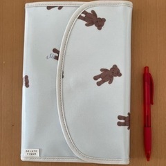 【新品】ジェラートピケ　母子手帳ケースの画像