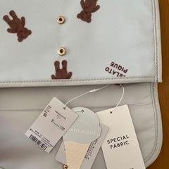 【新品】ジェラートピケ　母子手帳ケースの画像