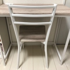デスク&チェア　2点セットの画像