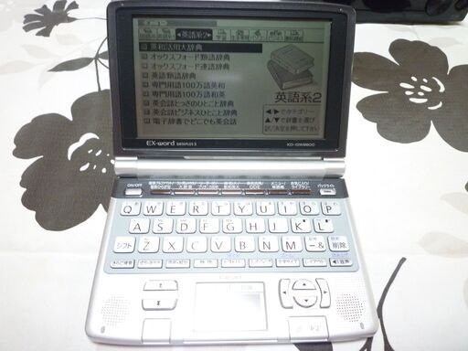 カシオ電子辞書（xdgw9600)現状品（管理B-5)