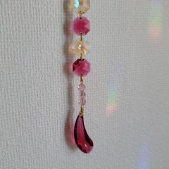スワロフスキー　サンキャッチャー　ハンドメイドの画像