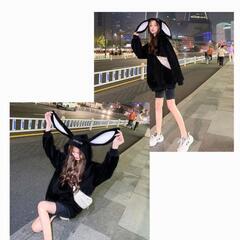 『送料無料・新品未開封』レディース・うさ耳パーカーの画像