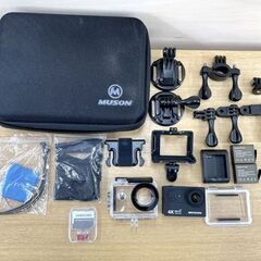MUSON アクションカメラ MC2 水中カメラ ケース付き ア...