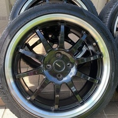 17インチタイヤホイール4穴 100\7j  215/40.17の画像