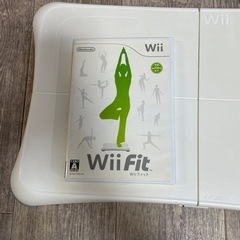 Wii fit 差し上げます。の画像