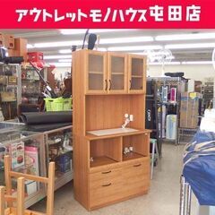 ユーアイ/コチーナ レンジボード B-COMPANY/ビーカンパニー 幅89.5cm キッチン収納 食器棚  ブラウン系 札幌市 北区 屯田 