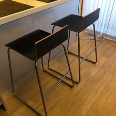 ※お取引終了 IKEA SEBASTIAN ハイチェアー　２脚セット