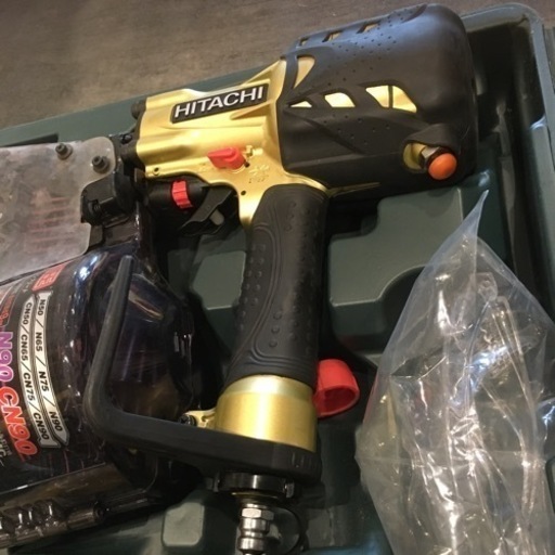 【中古】HITACHI 高圧ロール釘打ち機 NV90HMC