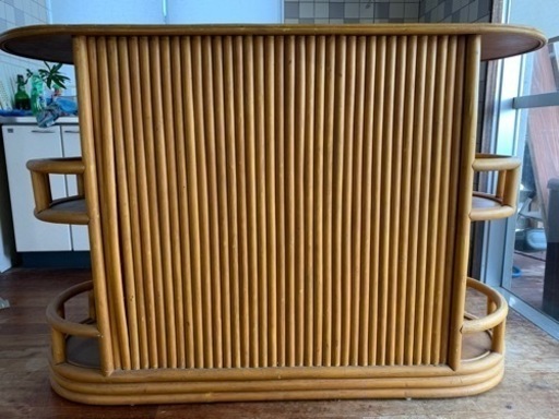 籐(ラタン)ホームバーカウンター