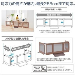 【値下げ6,000円→3,000円】petselect ペット ゲートの画像