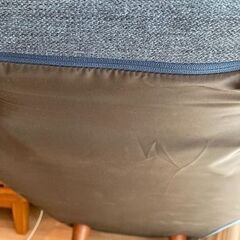 個人出品★東京23区 中野 杉並 新宿 オットマンのみ★ニトリ NITORI 布張りカジュアルソファ イケア 約2万で購入★IKEA ソファベッド★新同の画像