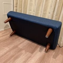 個人出品★東京23区 中野 杉並 新宿 オットマンのみ★ニトリ NITORI 布張りカジュアルソファ イケア 約2万で購入★IKEA ソファベッド★新同の画像