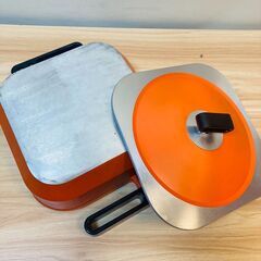 ✨🔔期間限定・特別価格🔔✨「四角型」モダンミッドセンチュリー風鍋 食卓を彩るオシャレデザインの画像