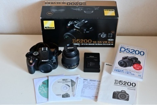 ニコン　一眼レフデジタルカメラ　Nikon D5200 18-55VR キット　