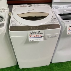 一人暮らし用　TOSHIBA 洗濯機　5kg 2016年製