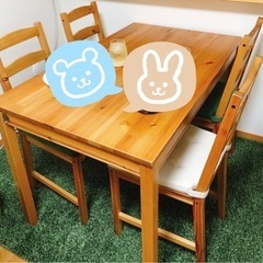 交渉中　IKEA ダイニングテーブルセット