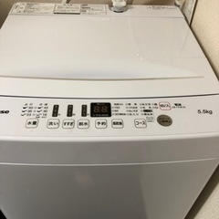 （お話中）2021年製　ハイセンス　洗濯機　5.5キロ　美品