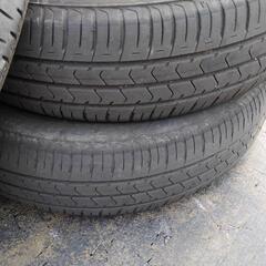 １５５/６５R１４　約４部山からあり6部山8部山　1本２000円より　4本　入れ替え工賃1本600円～の画像