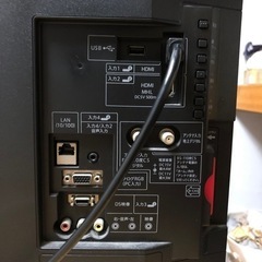 SHARP AQUOS 24型テレビ ブラックの画像